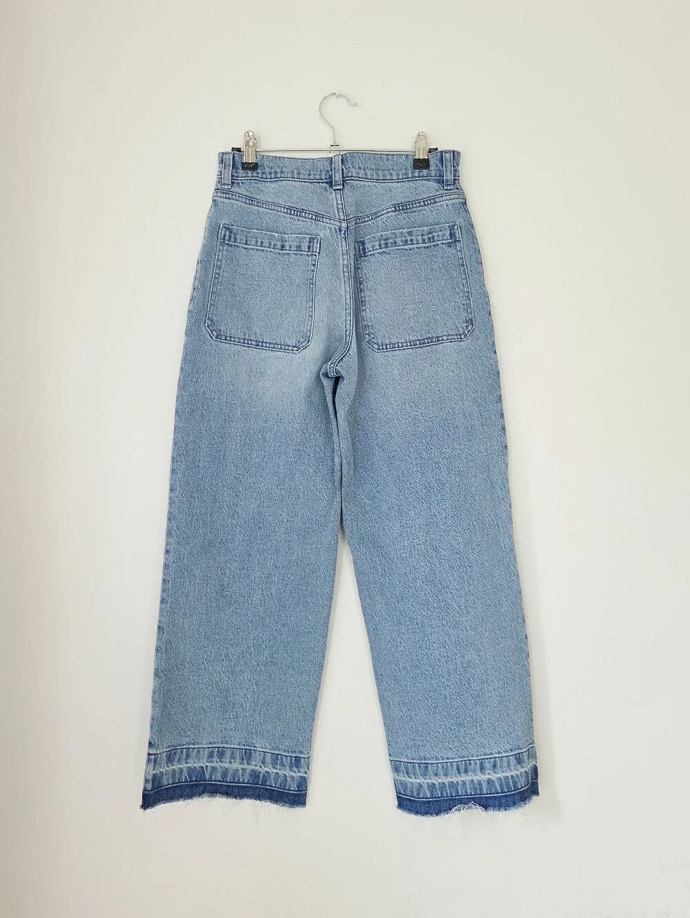 Madewell Emmett Wide-Leg Jean Let Down Hem 27P Banning Wash